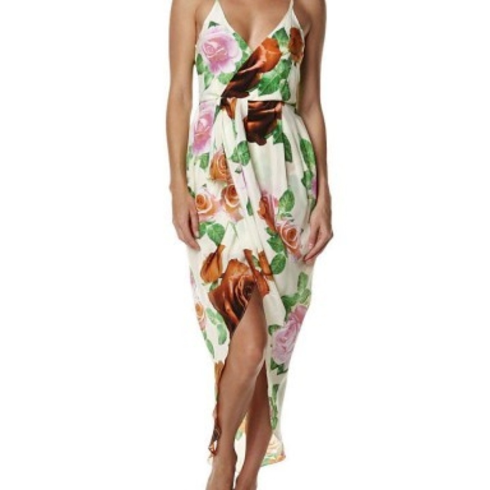 Shakuhachi CAMI PETAL WRAP DRESS